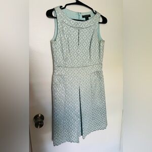 Ralph Lauren Light Blue and White Patterned Dress